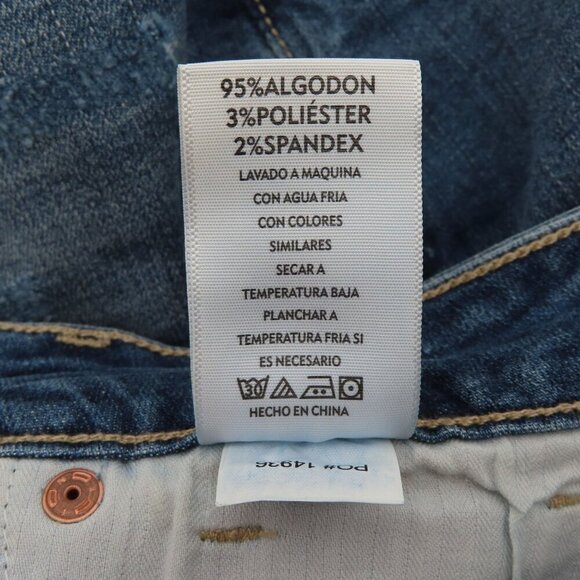 Dear John Women 24 Bloomfield Embroidered Distressed Hem Denim Jean Shorts NEW - Picture 8 of 11